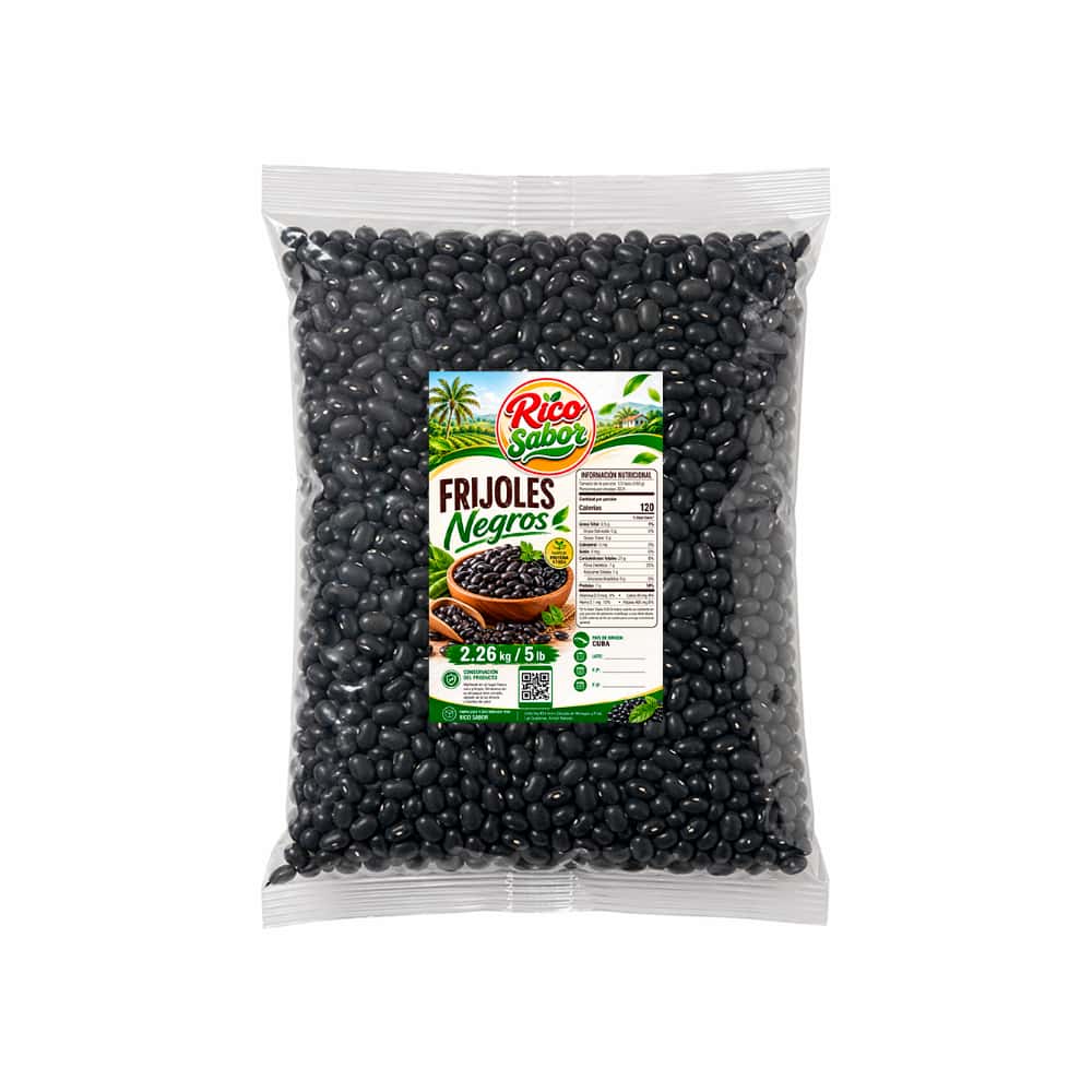 Frijoles negros Rico Sabor (2.26 kg / 5 lb) - Miniatura 1
