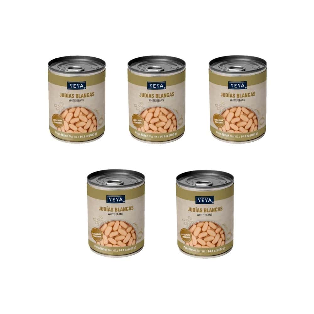 Judías Blancas YEYA (5 x 400 g / 14.1 oz) - Miniatura 1