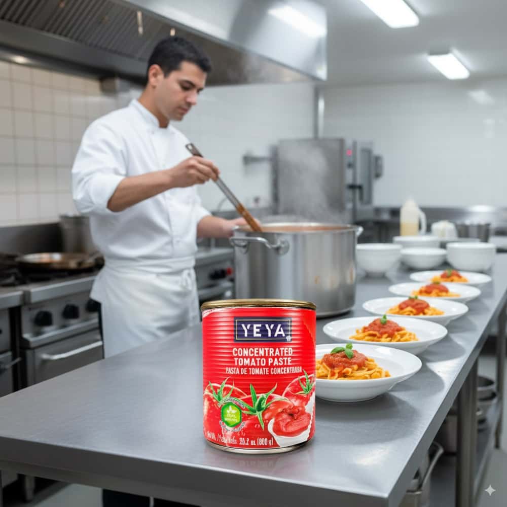 Pasta de tomate concentrada YEYA (800 g / 1.76 lb) - Miniatura 4