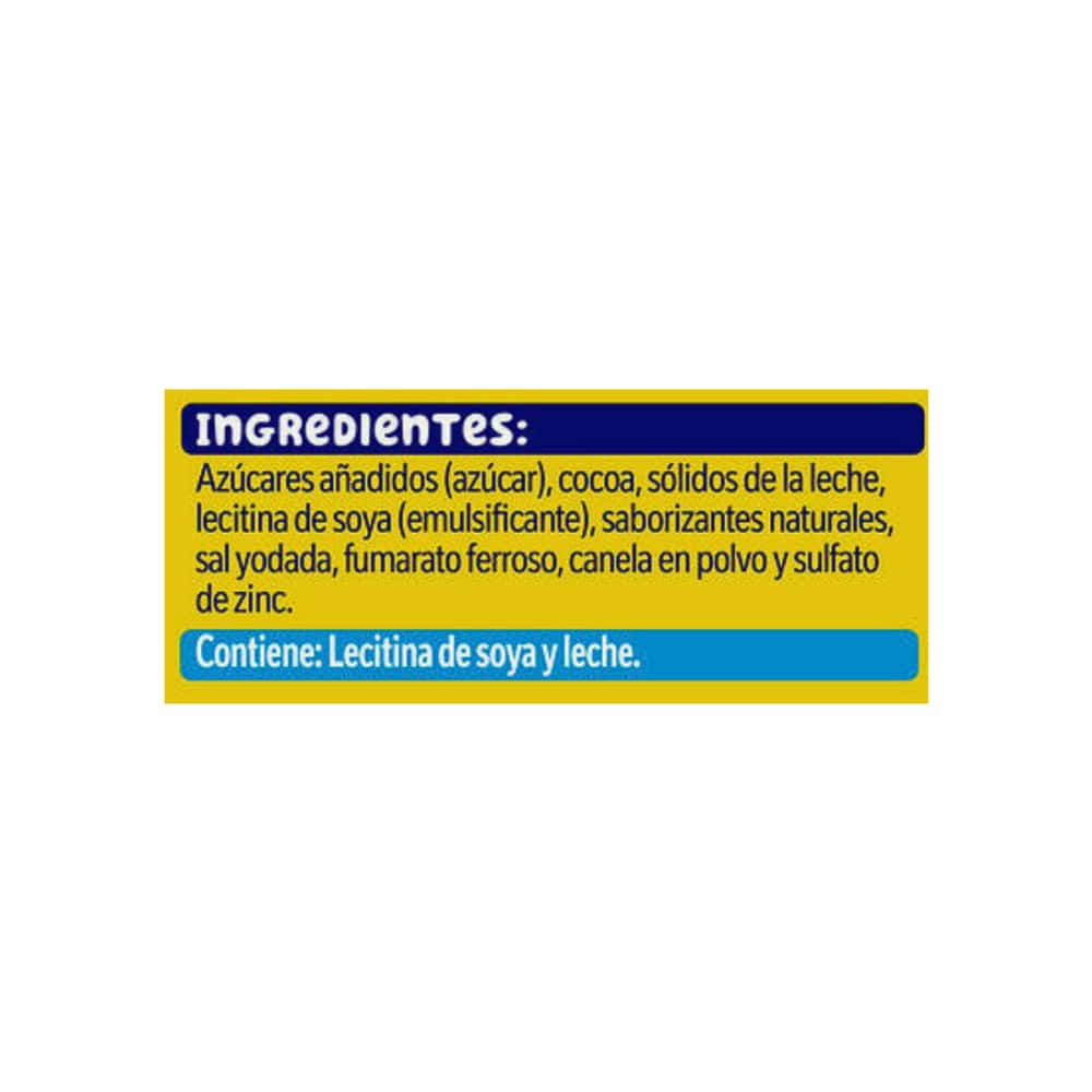 Alimento en polvo para preparar bebida fortificada sabor chocolate Nesquik Nestlé (52 g / 1.83 oz) - Miniatura 3