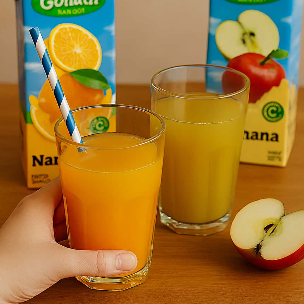 Jugos mixtos sabor a manzana + naranja Goliath - Miniatura 4