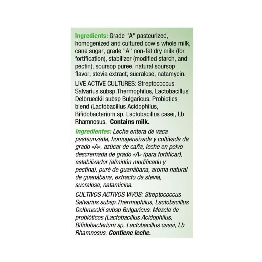Yogurt de guanábana con probióticos YEYA (1.54 L) - Miniatura 3