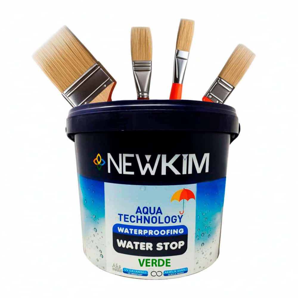 Impermeabilizante verde a base de resina elastomérica Newkim (20 kg / 44 lb) - Miniatura 2