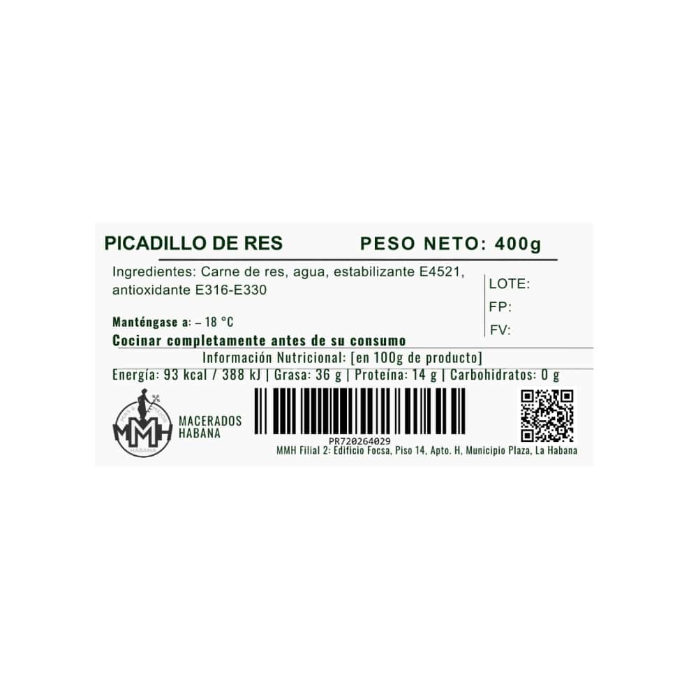Picadillo de res Macerados Habana (400 g / 14.11 oz) - Miniatura 2