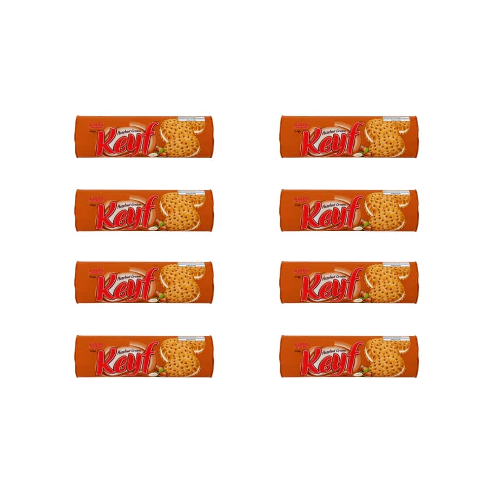 Galleta sándwich de crema de avellana Keyf Golda (8 X 140 g / 4.94 oz) - Miniatura 1