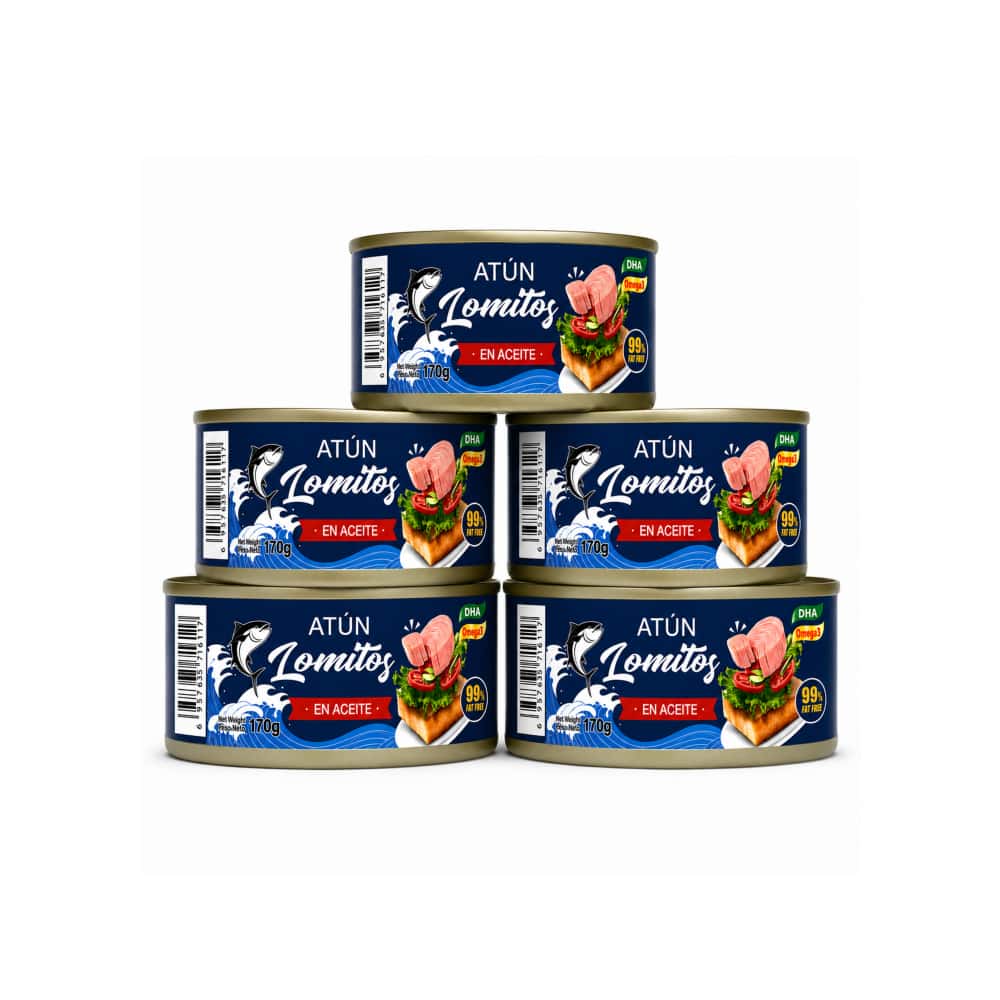 Atún lomitos en aceite Lucy (5 x 170 g / 5.99 oz) - Miniatura 1