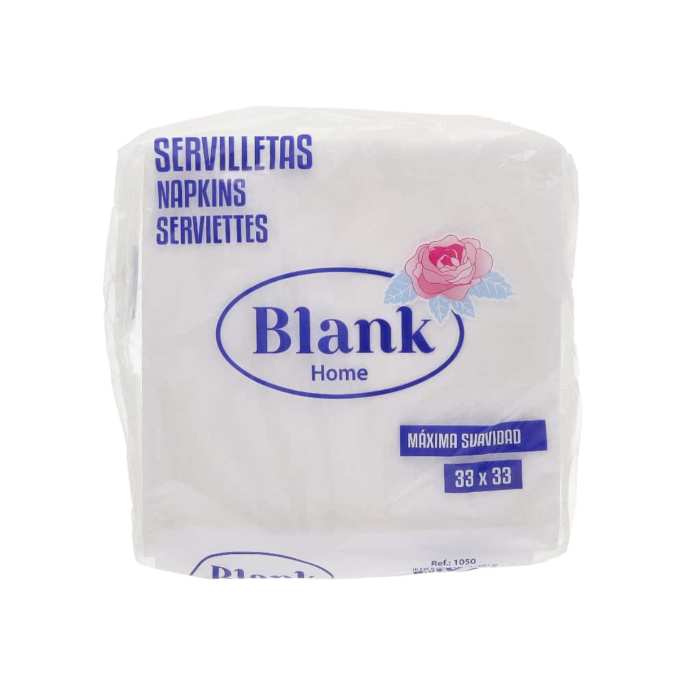 Servilletas de papel de máxima suavidad 33x33 cm, Blank Home (100 U) - Miniatura 1