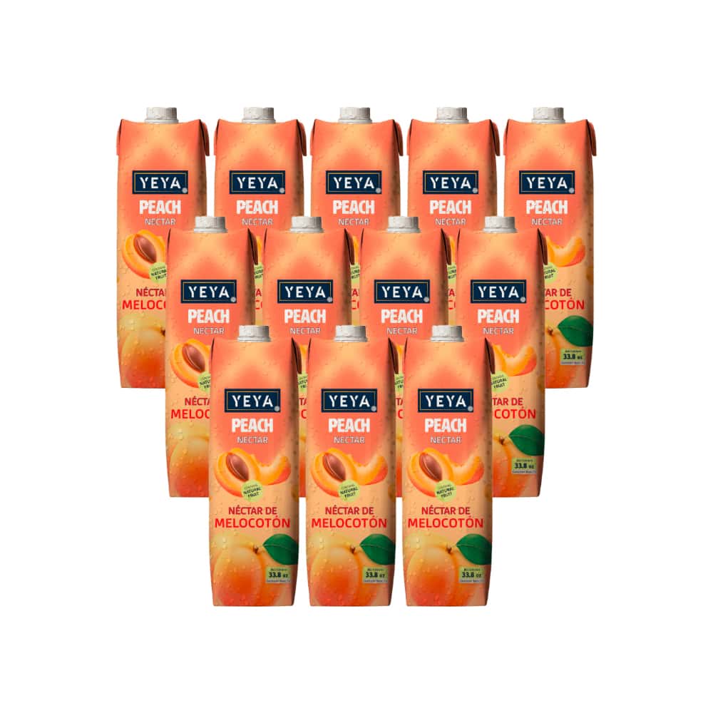 Néctar de melocotón YEYA (12 x 1 L / 33.8 fl oz) - Miniatura 1