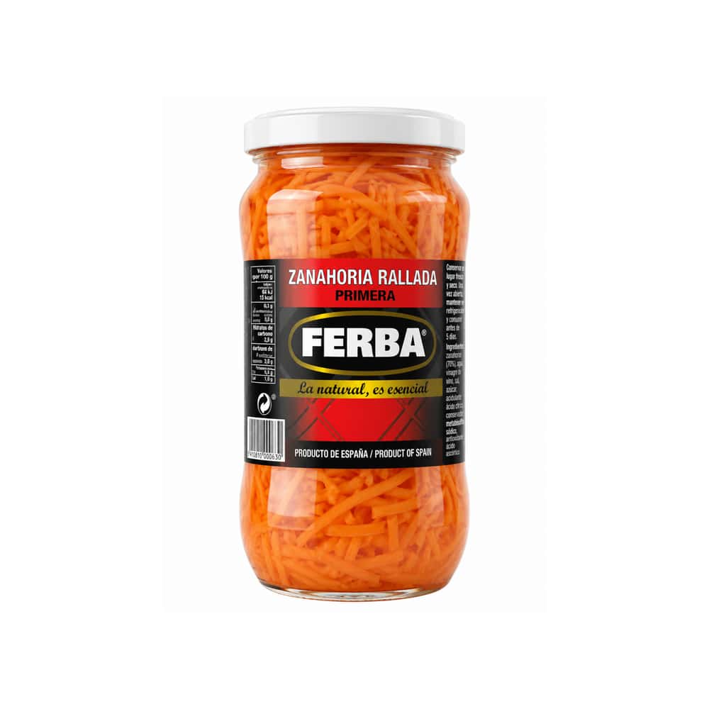 Zanahoria rallada Ferba (345 g / 12.17 oz) - Miniatura 1