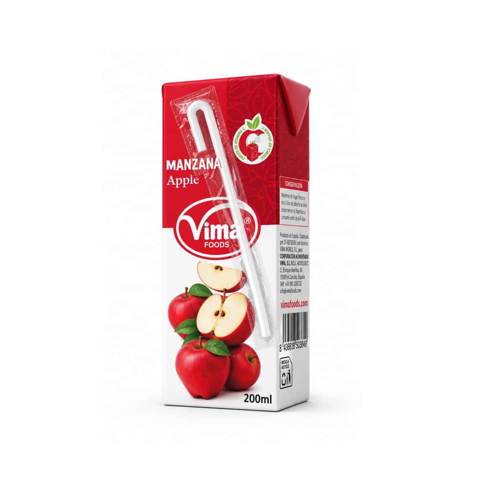 Néctar de manzana Vima Foods (6 x 200 ml) - Miniatura 3