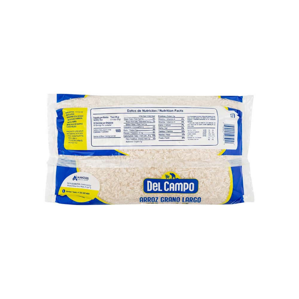 Arroz de grano largo Del Campo (2.27 kg / 5 lb) - Miniatura 2