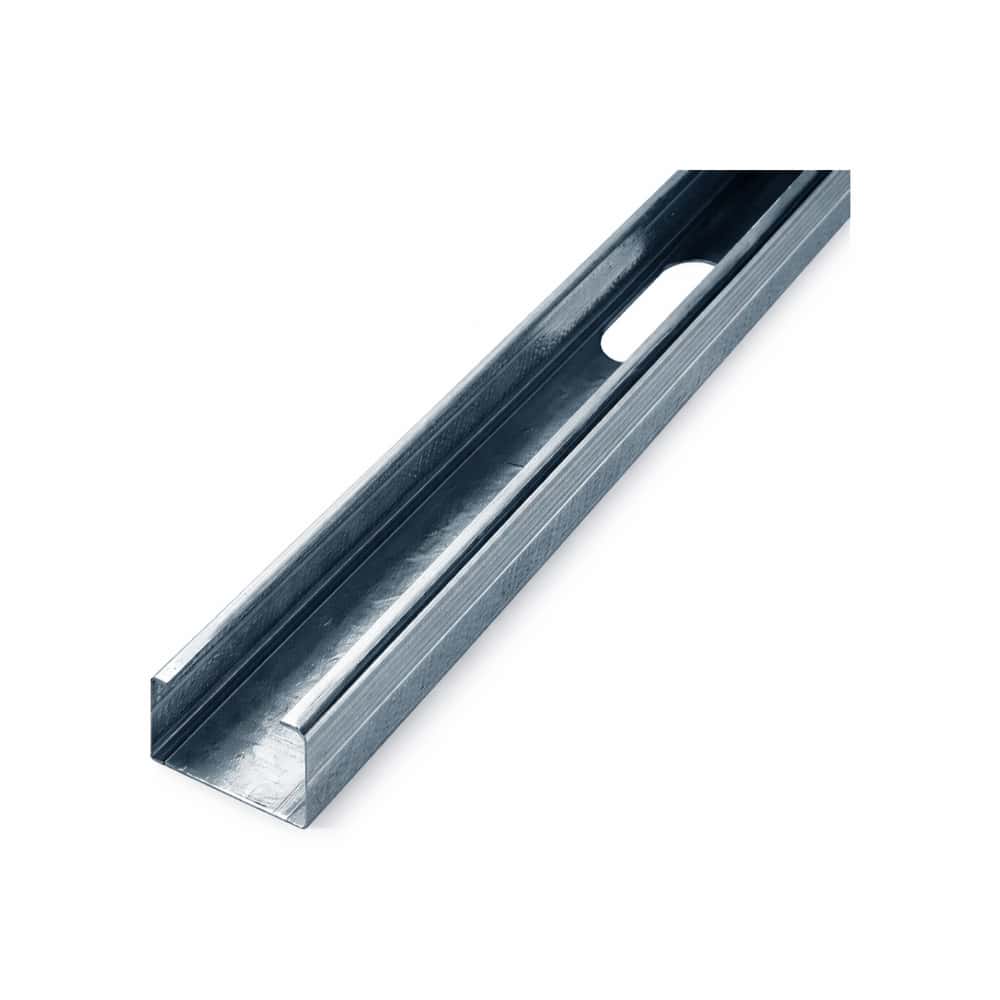 Perfil - Montante galvanizado para tabiques 70 mm x 35 mm x 3 m Super Tape - Miniatura 4