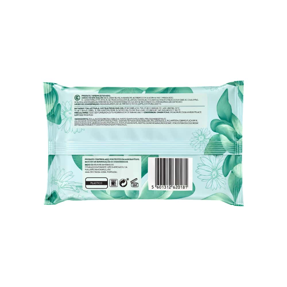 Papel higiénico húmedo con manzanilla y aloe vera Continente (100 U) - Miniatura 2