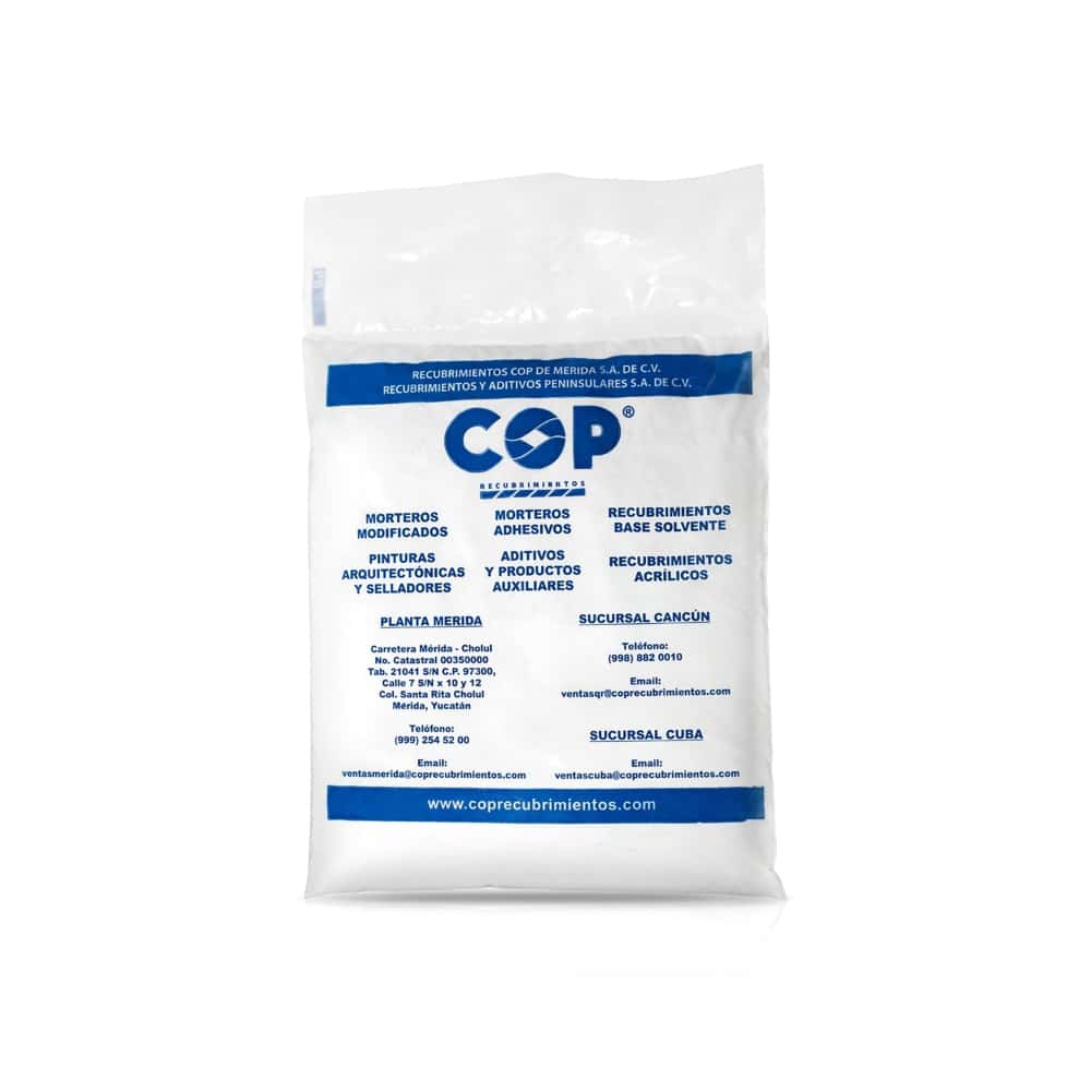 Cemento junteador blanco COP (1 kg / 2.2 lb) - Miniatura 1