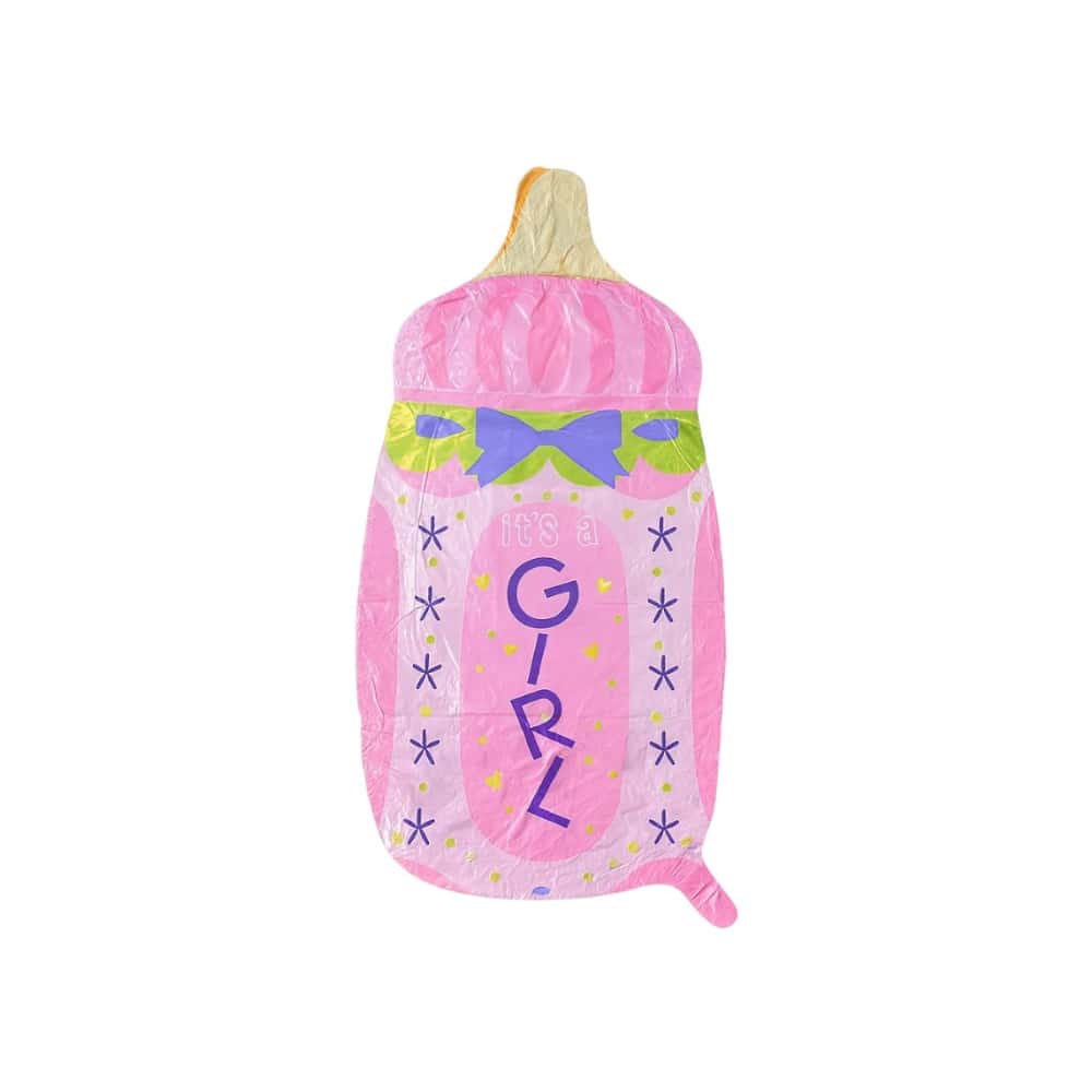 Globo para baby shower con cartel Es una niña! Balloon - Miniatura 2