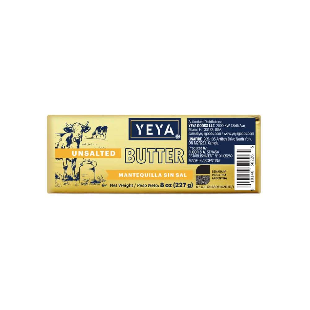 Mantequilla sin sal YEYA (6 x 227 g / 8 oz) - Miniatura 2