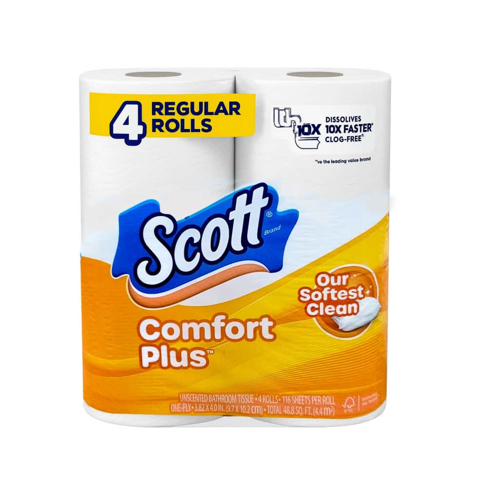 Papel sanitario doméstico Scott Brand (4 U) - Miniatura 1