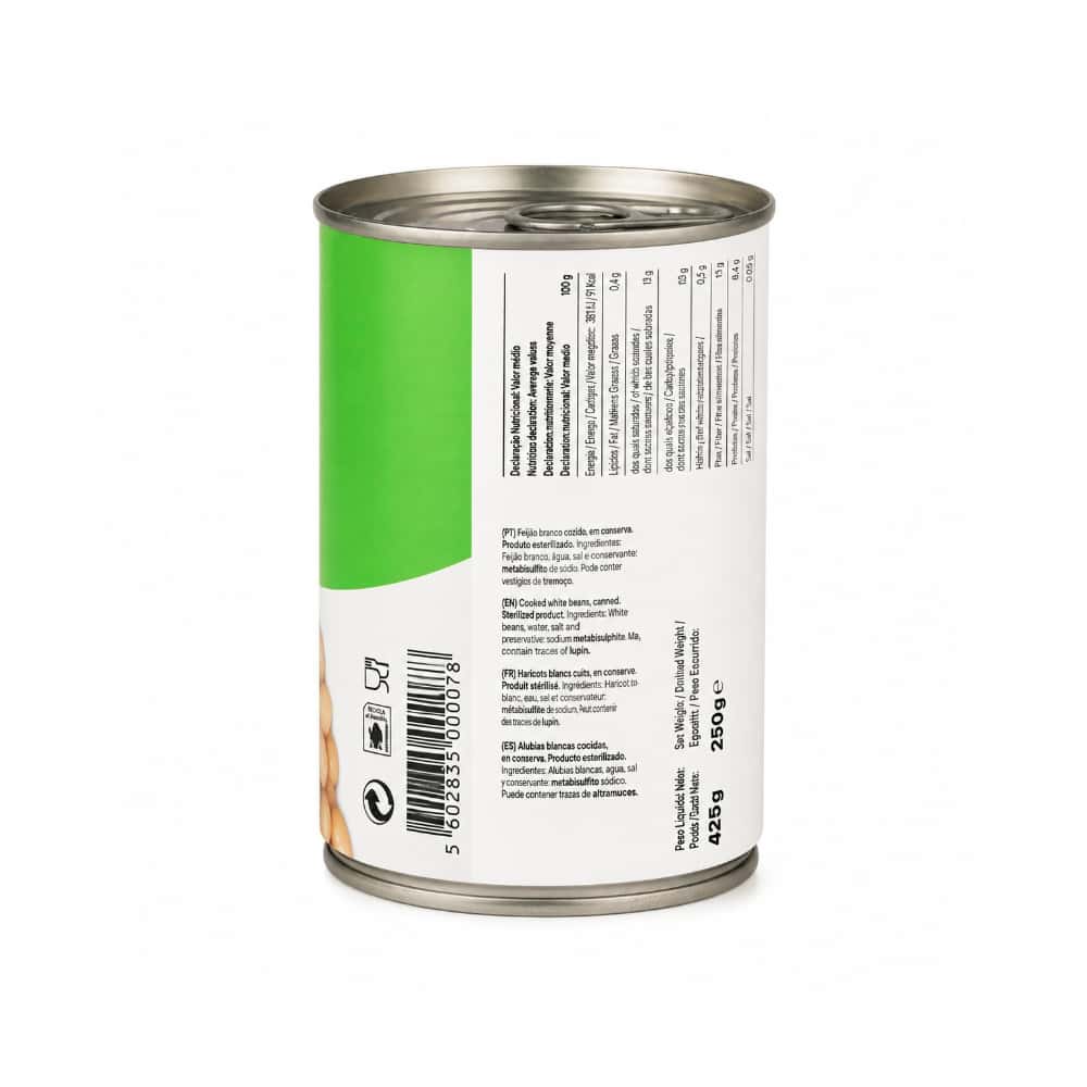 Frijoles blancos cocidos Tom Food (425 g / 15 oz) - Miniatura 3