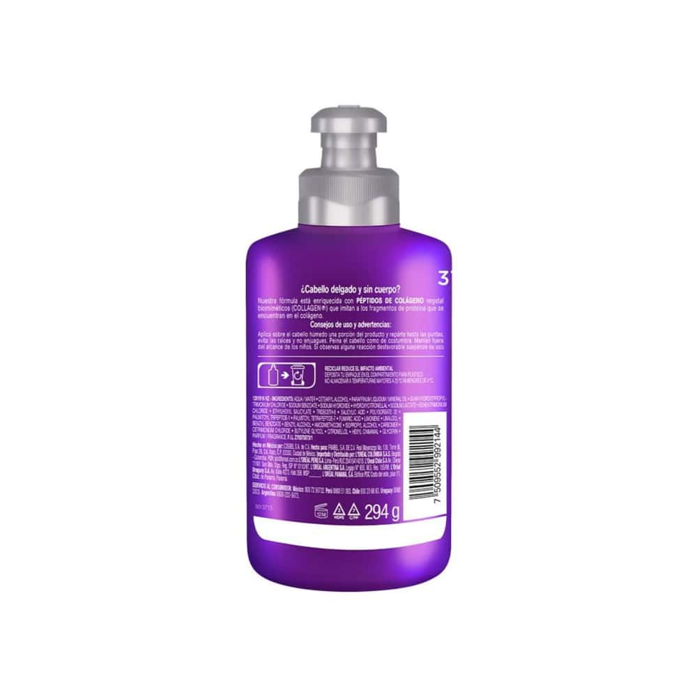 Crema para peinar Volumen Anti-Frizz L'Oréal Paris Elvive (300 ml) - Miniatura 2