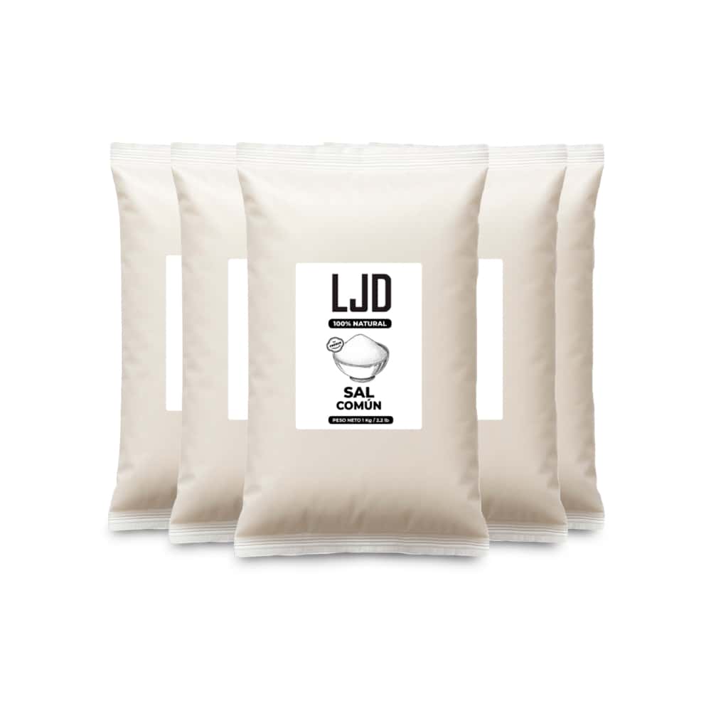 Sal común LJD (5 x 1 kg / 2.2 lb) - Miniatura 1