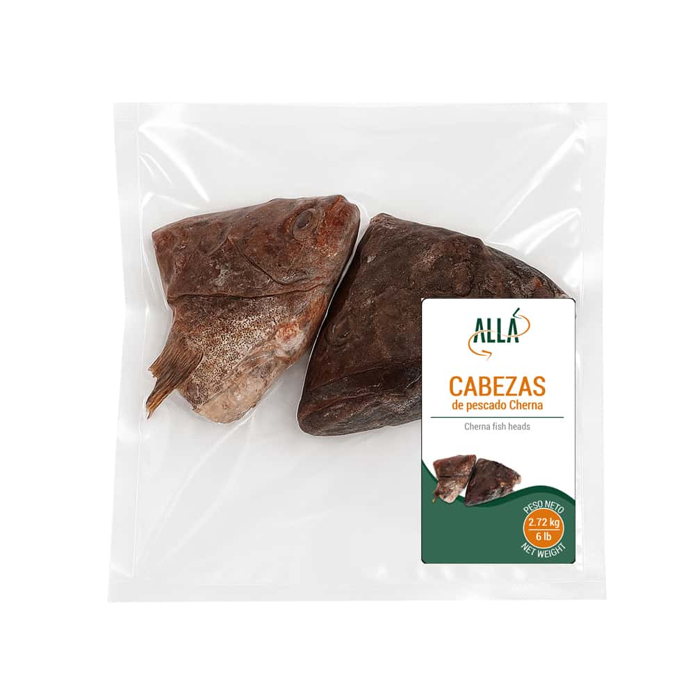 Cabezas de pescado Cherna ALLÁ (2.72 kg / 6 lb) - Miniatura 2