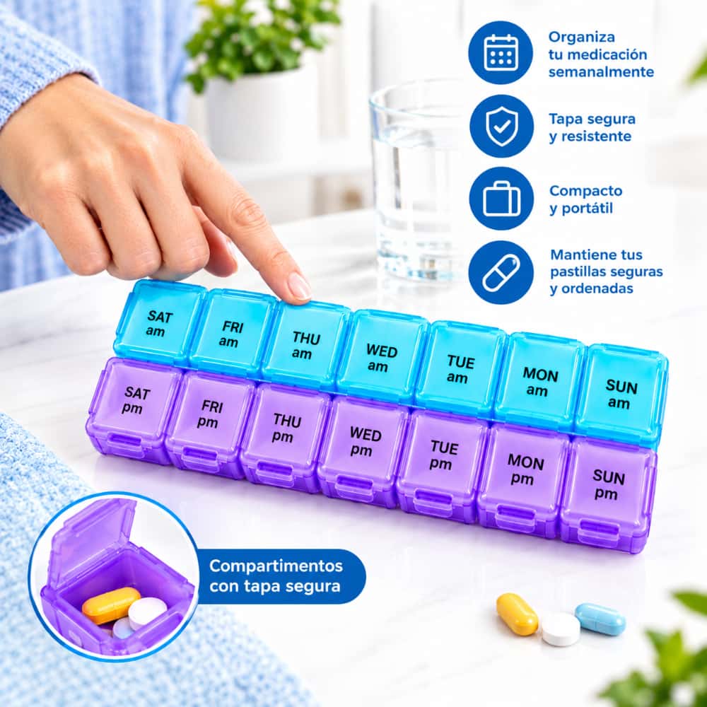 Organizador semanal de pastillas Santa María - Miniatura 4
