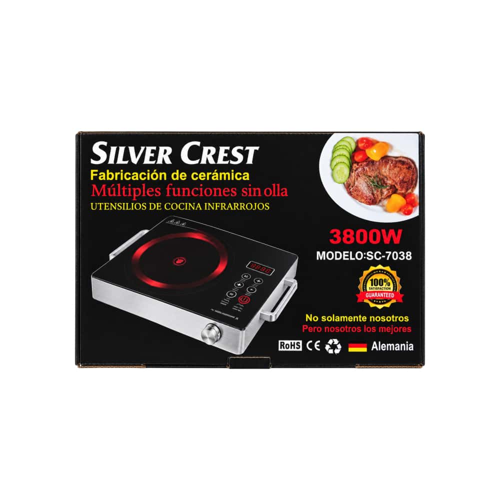 Cocina de inducción infrarrojo 3800 W Silver Crest SC-7038 - Miniatura 2