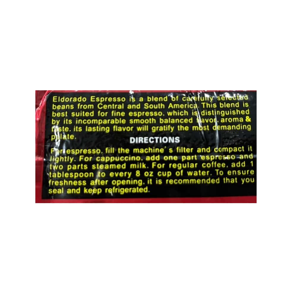Café espresso El Dorado (255 g / 9 oz) - Miniatura 3