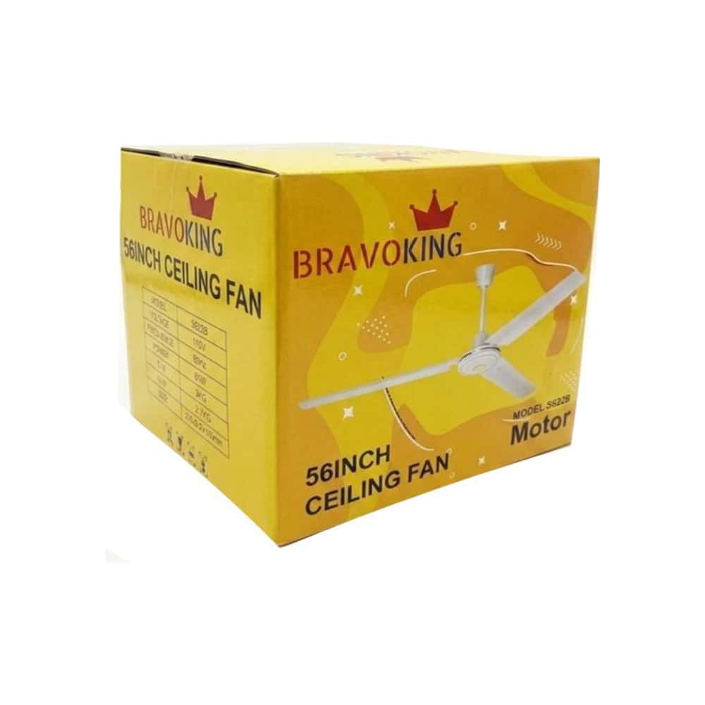 Ventilador de techo de 56'' con control de 5 velocidades Bravoking 5622B - Miniatura 4
