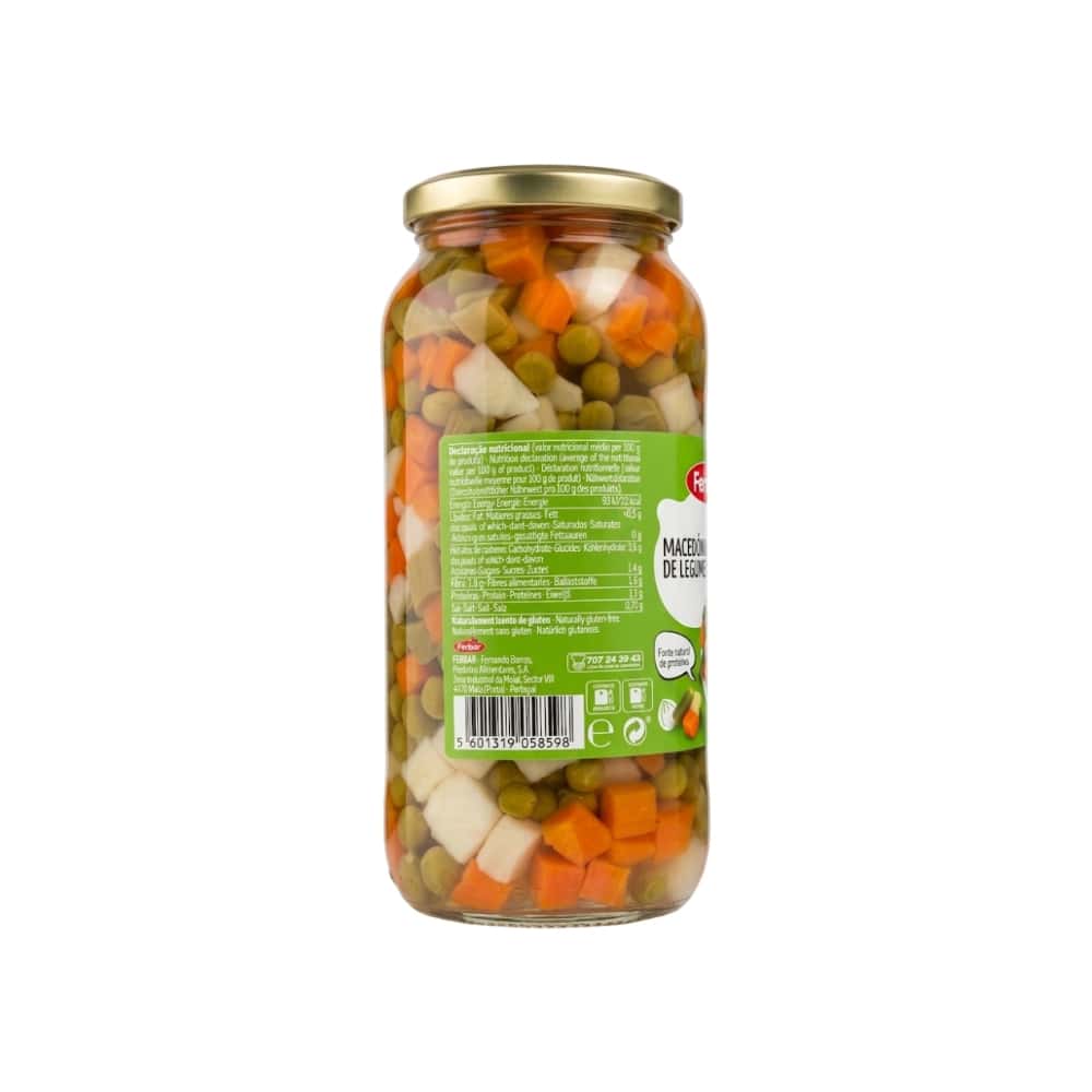 Verduras mixtas cocidas Ferbar (540 g / 19.05 oz) - Miniatura 2