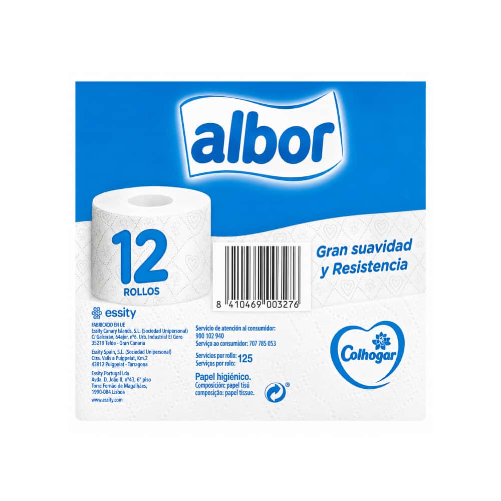 Papel higiénico Albor (12 U) - Miniatura 4