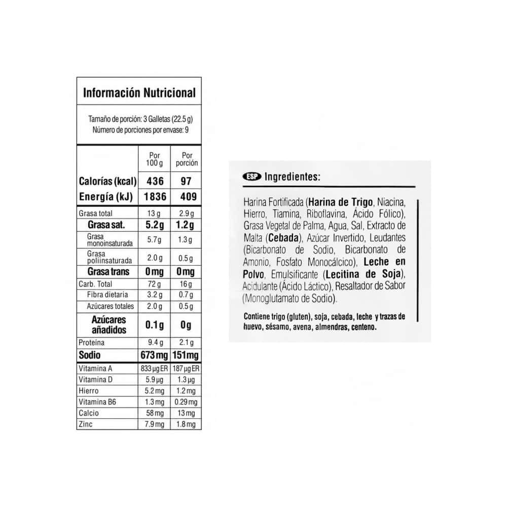 Galletas saladas tradicional Saltín Noel (102 g / 3.6 oz) - Miniatura 2