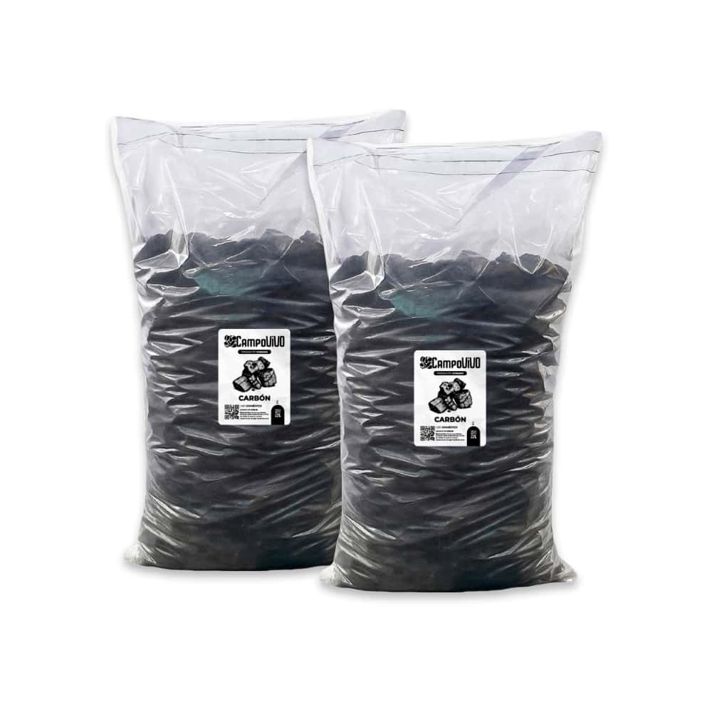 Carbón vegetal Campo Vivo (2 x 3 kg / 6.6 lb) - Miniatura 1
