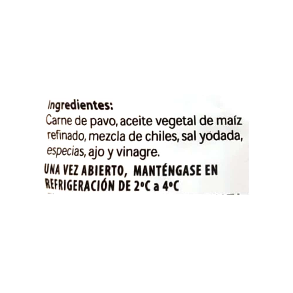 Carne 100% de pavo condimentada Chilorio Chata (215 g / 7.58 oz) - Miniatura 6