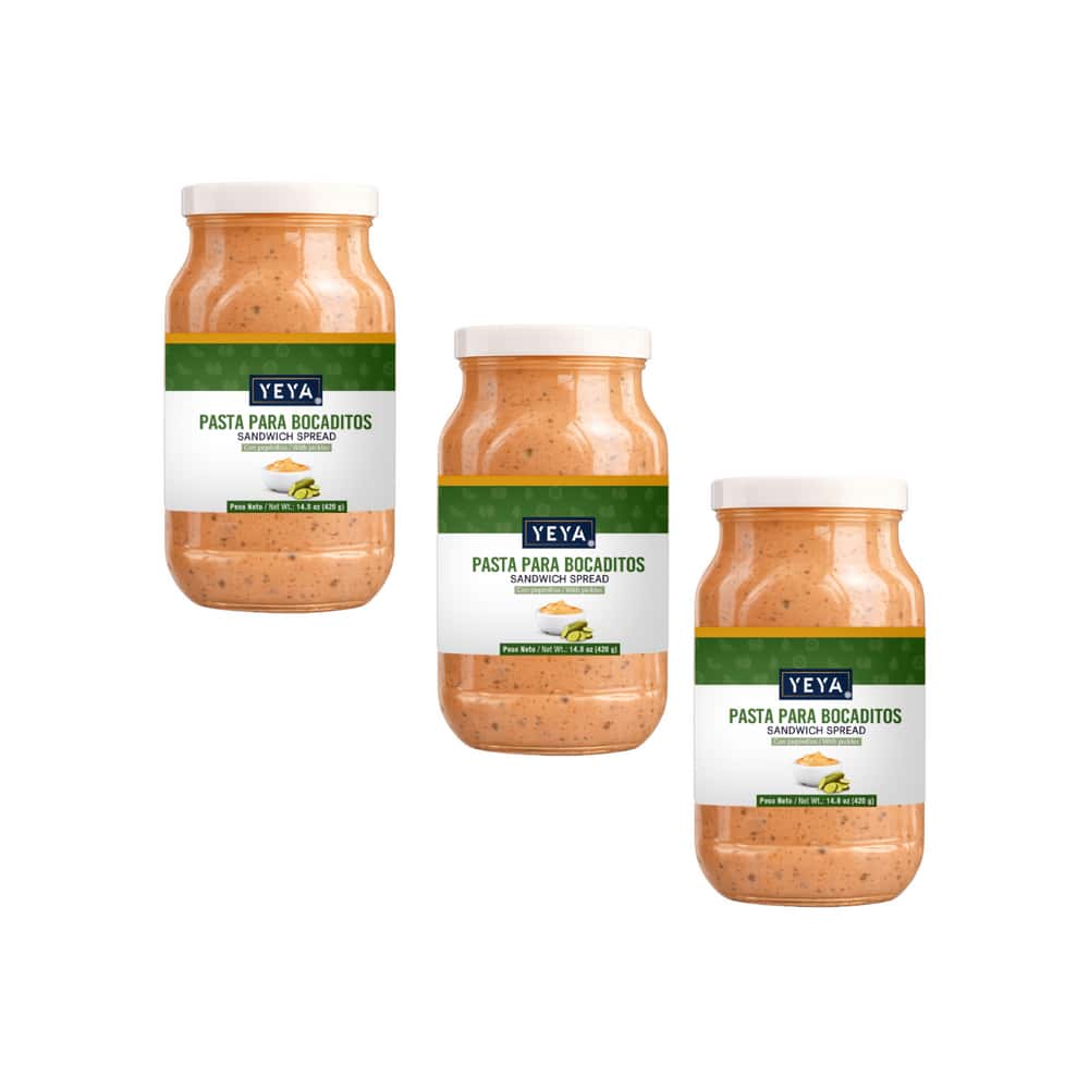 Pasta para bocaditos YEYA (3 x 420 g / 14.8 oz) - Miniatura 1