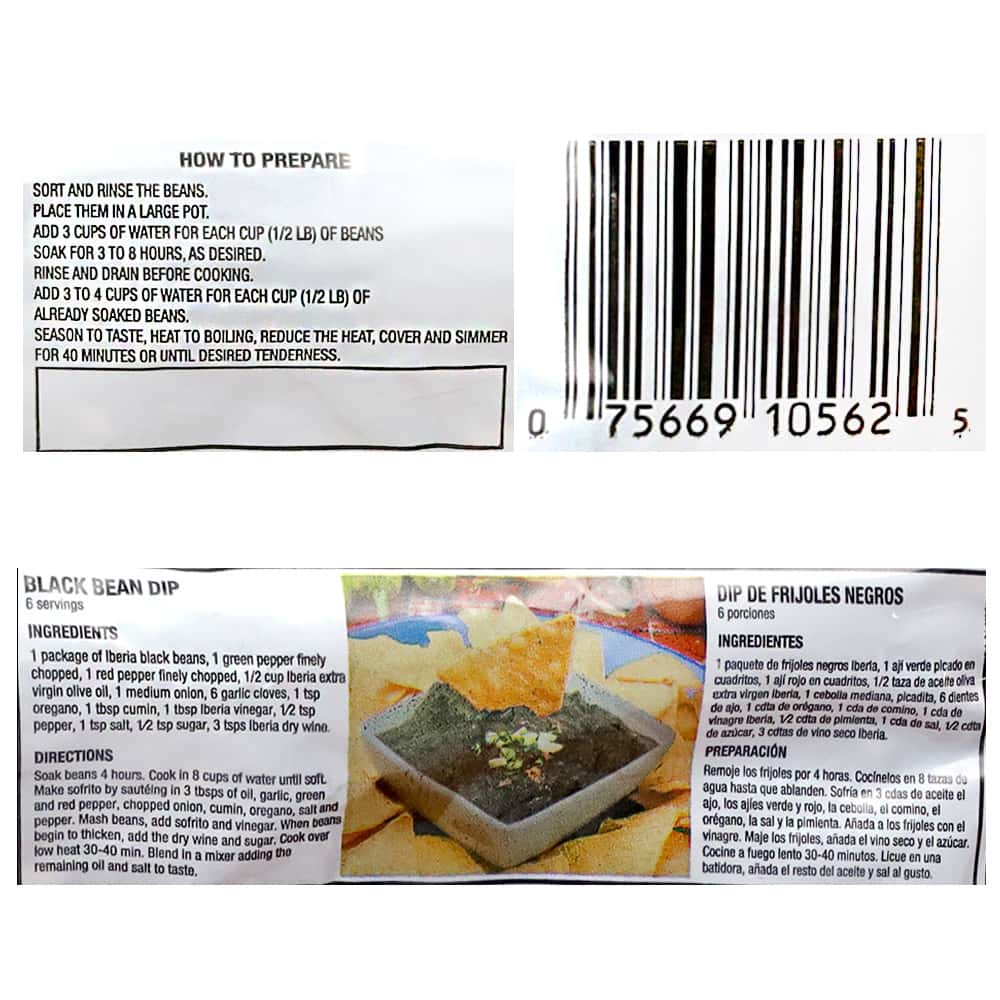 Frijoles negros Iberia (340 g / 12 oz) - Miniatura 6