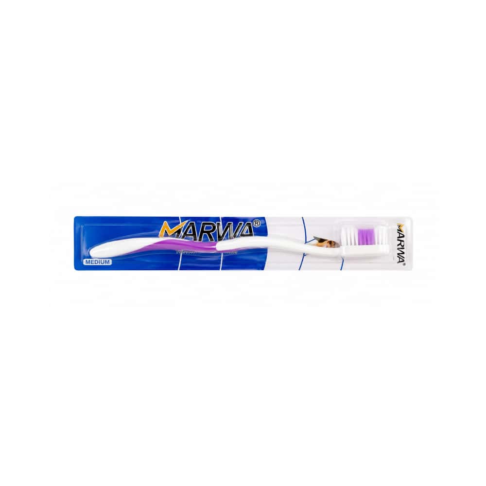 Cepillo de dientes morado Marwa - Miniatura 1