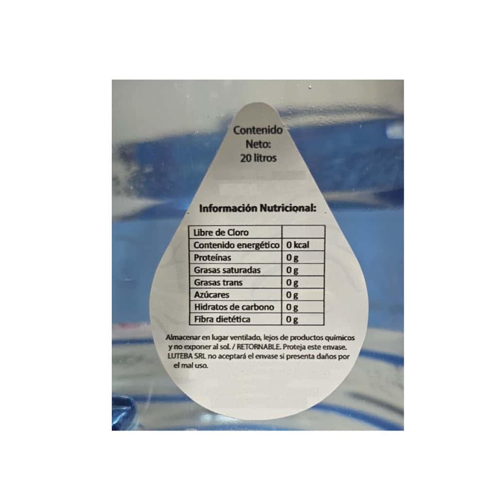 Agua purificada Recompensa (20 L) - Miniatura 2