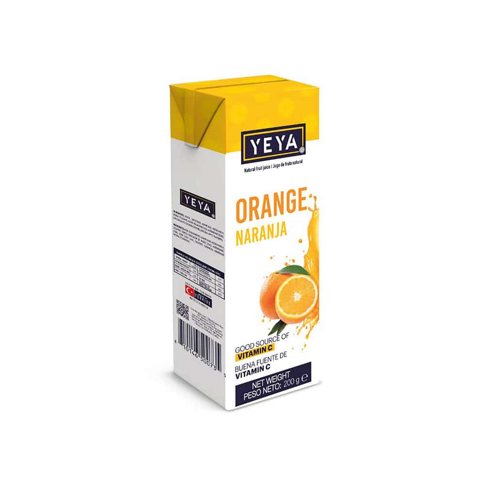 Bebida saborizada sabor naranja YEYA (200 ml) - Miniatura 6