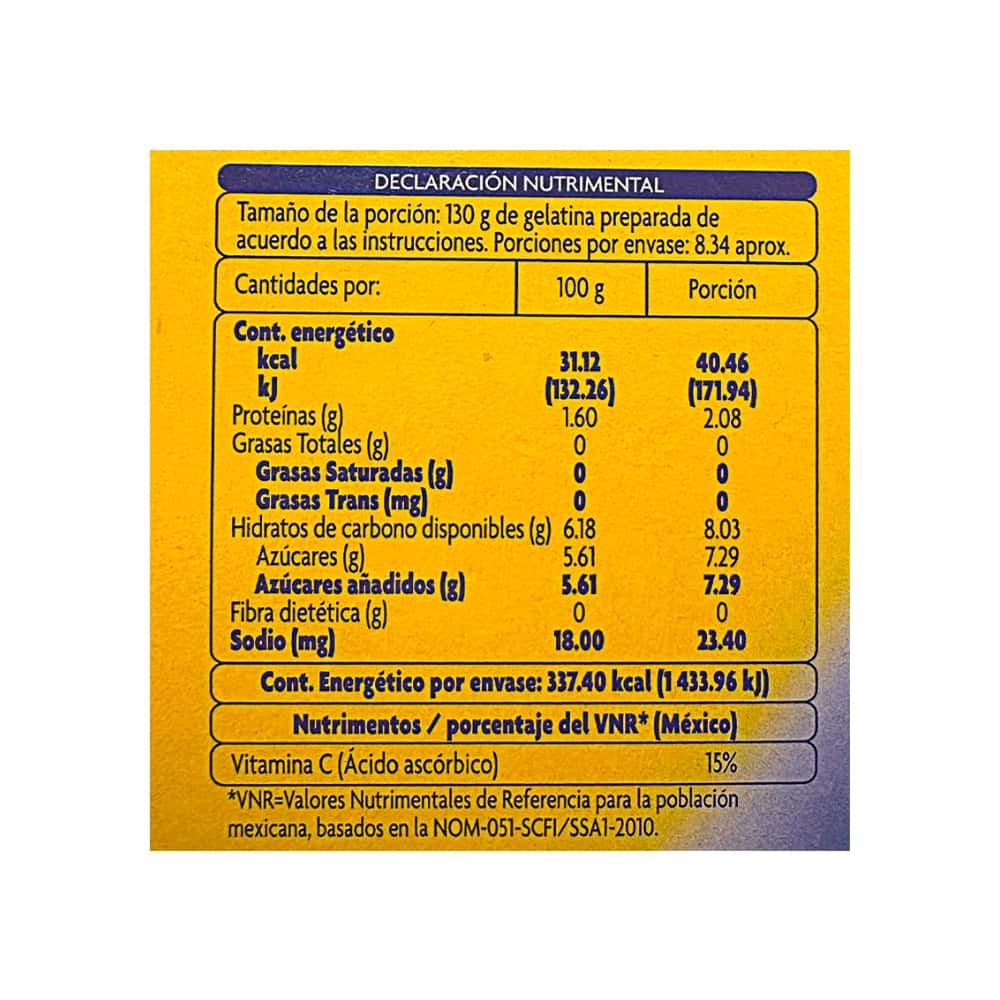 Polvo para preparar gelatina sabor fresa Pronto (84 g / 2.96 oz) - Miniatura 3