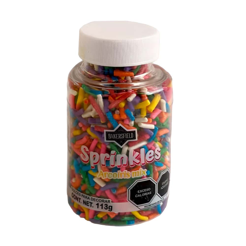 Dulces para decorar mezcla arcoiris Springles Bakersfield (113 g / 3.99 oz) - Miniatura 1