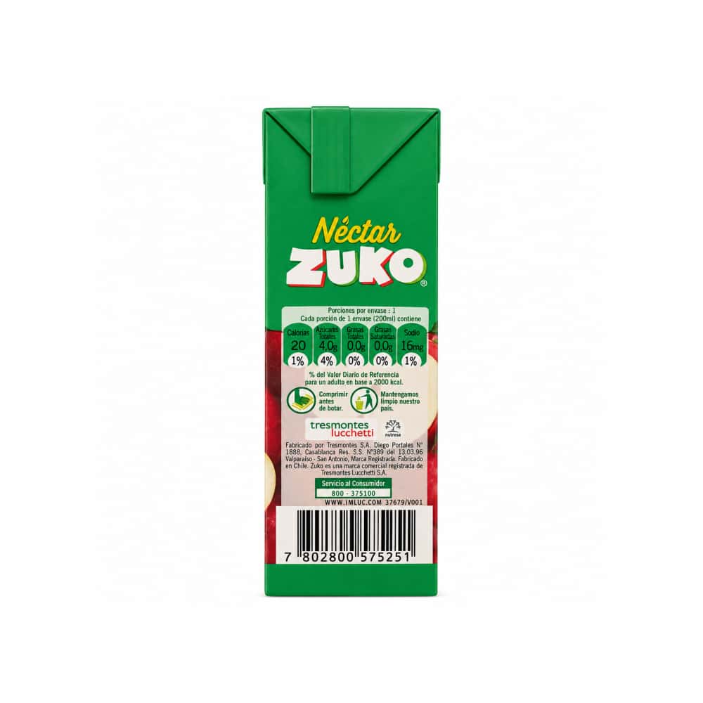 Néctar de manzana Zuko (6 x 200 ml) - Miniatura 3