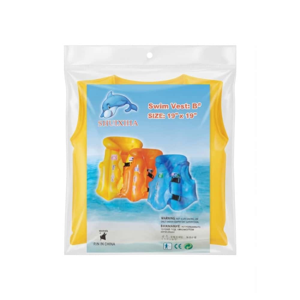 Chaleco salvavidas para niños pequeños con hebilla ajustable color amarillo Shuixiha - Miniatura 2