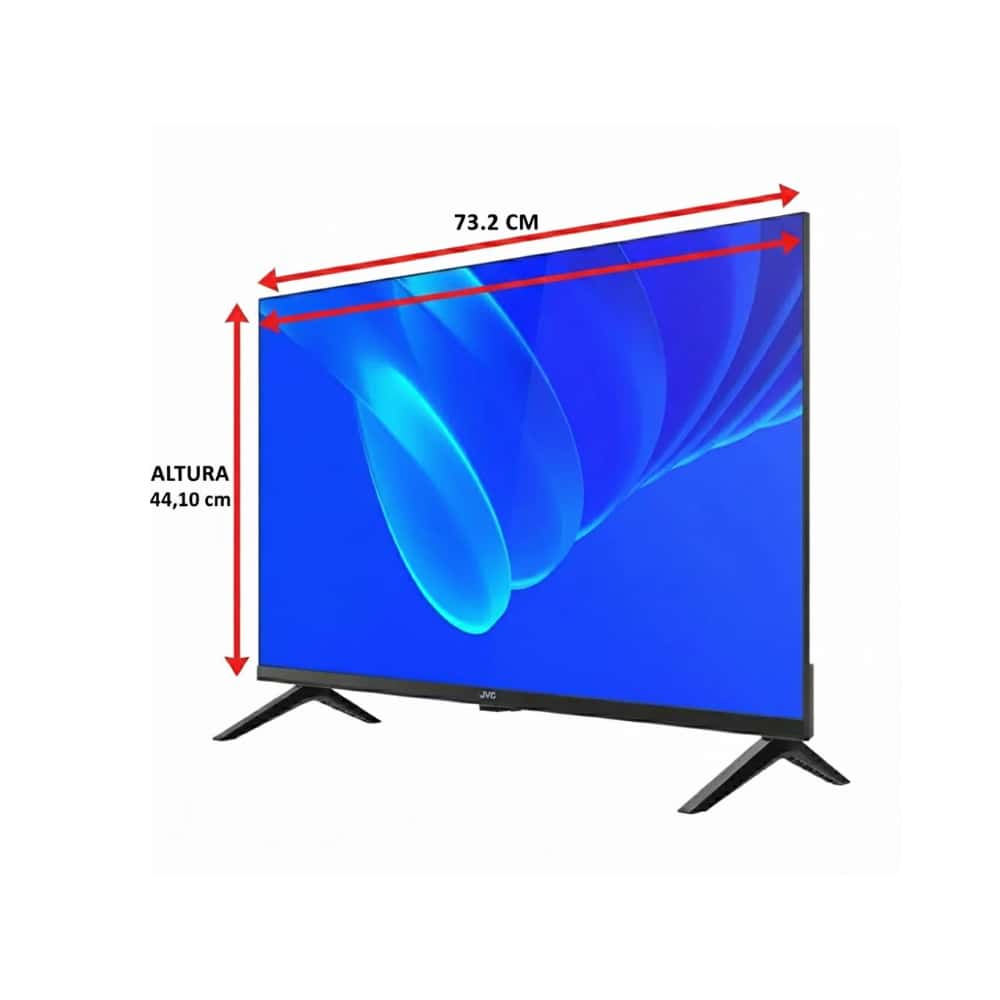 Televisor Smart TV LED sin bordes de 32 pulgadas LT-32KM158 JVC - Miniatura 2