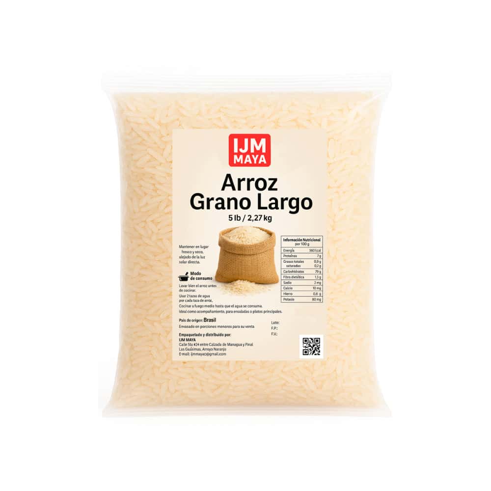 Arroz grano largo IJM Maya (2.26 kg / 5 lb) - Miniatura 2