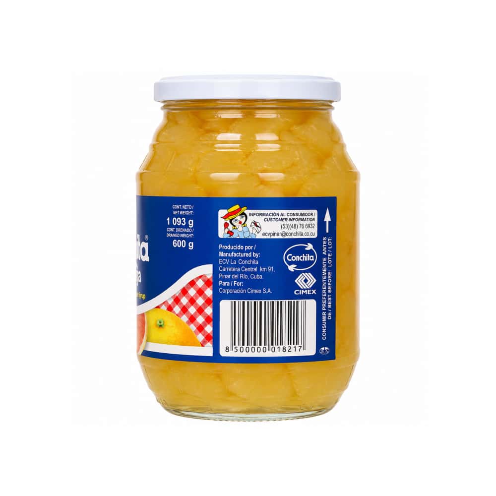Cascos de toronja en almíbar Conchita (1.09 kg / 2.41 lb) - Miniatura 2