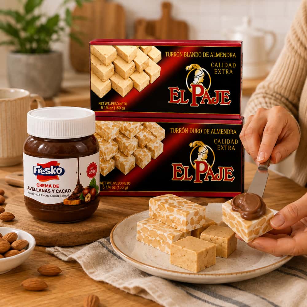Turrones El Paje + nutella Fresko - Miniatura 2