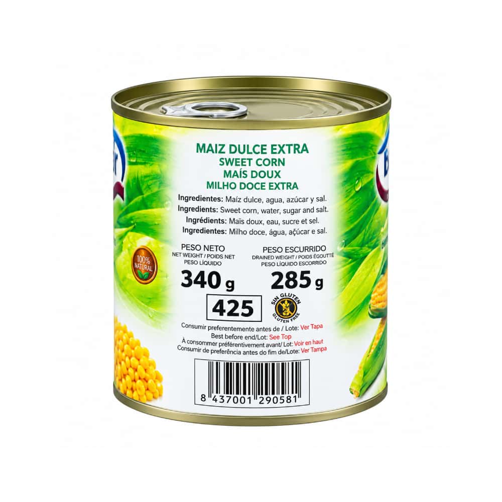 Maíz dulce extra Benimar (340 g / 11.9 oz) - Miniatura 2