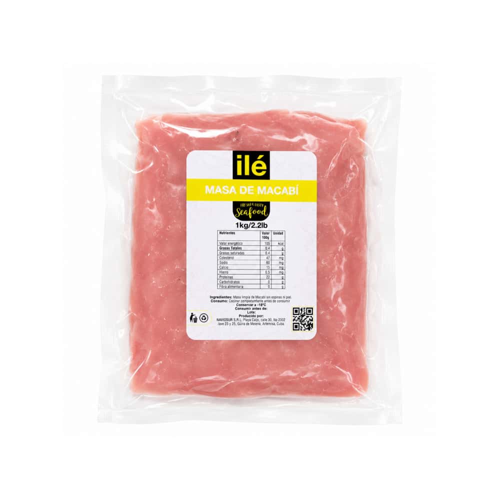 Masa de pescado macabí Ilé (1 kg / 2.2 lb) - Miniatura 1