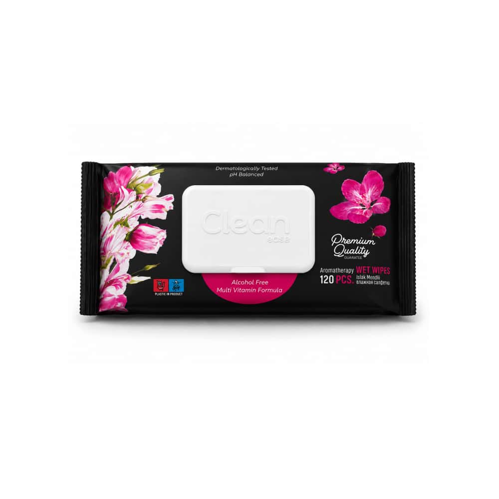 Toallitas húmedas aromaterapia Clean ease (120 U) - Miniatura 1